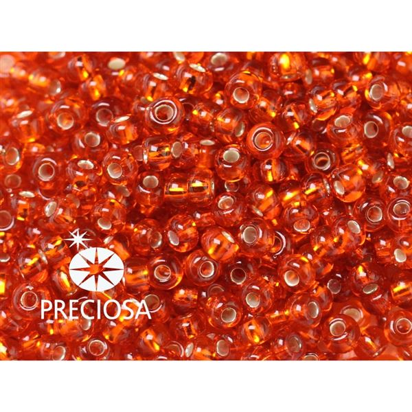 Preciosa Seed beads 8/0 2,9 mm Orange (PV8150) 20 g