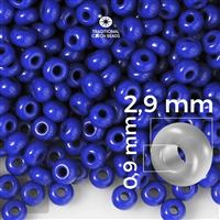 Preciosa Seed beads 8/0 2,9 mm Blue 33050 20 g