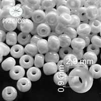 Preciosa Seed beads 8/0 2,9 mm White 46102 50 g