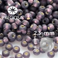 Preciosa Seed beads 9/0 2,6 mm Purple MATT 27060 50 g