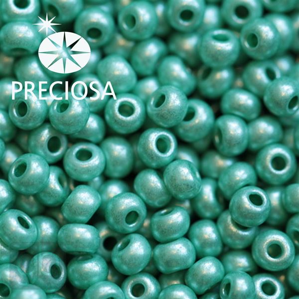 Preciosa Seed beads 9/0 2,6 mm Green 16756 20 g