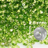 Preciosa Seed beads 9/0 2,6 mm Green 57430 20 g