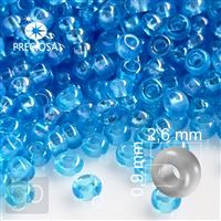 Preciosa Seed beads 9/0 2,6 mm Blue 61010 20 g