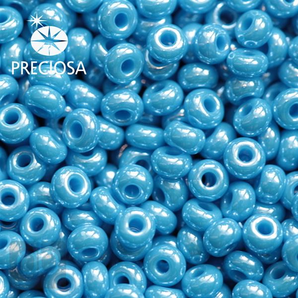 Preciosa Seed beads 9/0 2,6 mm Blue 68050 20 g