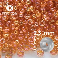 Preciosa Seed beads 9/0 2,6 mm Orange 91000 20 g