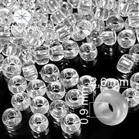 Preciosa Seed beads 9/0 2,6 mm Clear 00050 50 g