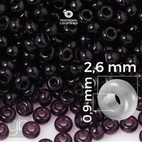 Preciosa Seed beads 9/0 2,6 mm Purple 20080 20 g