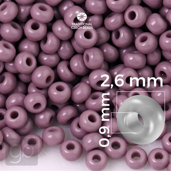 Preciosa Seed beads 9/0 2,6 mm Purple 23020 20 g