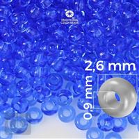 Preciosa Seed beads 9/0 2,6 mm Blue 30030 20 g