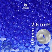 Preciosa Seed beads 9/0 2,6 mm Blue 30050 20 g