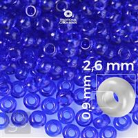 Preciosa Seed beads 9/0 2,6 mm Blue 30080 20 g