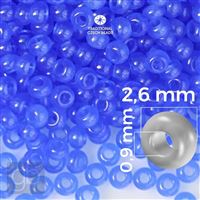 Preciosa Seed beads 9/0 2,6 mm Blue 32010 20 g