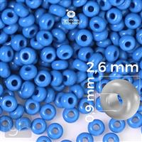 Preciosa Seed beads 9/0 2,6 mm Blue 33220 20 g