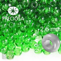 Preciosa Seed beads 9/0 2,6 mm Green 50100 20 g