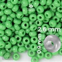 Preciosa Seed beads 9/0 2,6 mm Green 53210 20 g