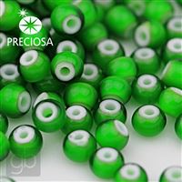 Preciosa CORNELIAN Seed Beads 9/0 2,6 mm Green 53712 20 g