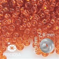 Preciosa Seed beads 9/0 2,6 mm Orange 90030 20 g