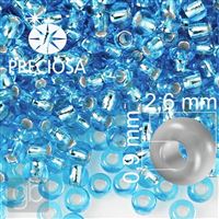 Preciosa Seed beads 9/0 2,6 mm Blue (PV9268) 20 g