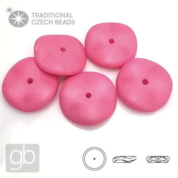 PRECIOSA RIPPLE 02010-29574 Pink 12 mm 5 pcs