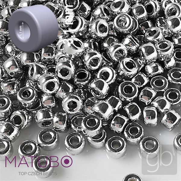 MATUBO Round 8/0 Silver 00030-27000 10 g