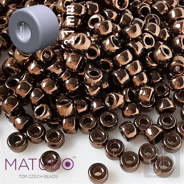 MATUBO Round 8/0 Brown 23980-14415 10 g