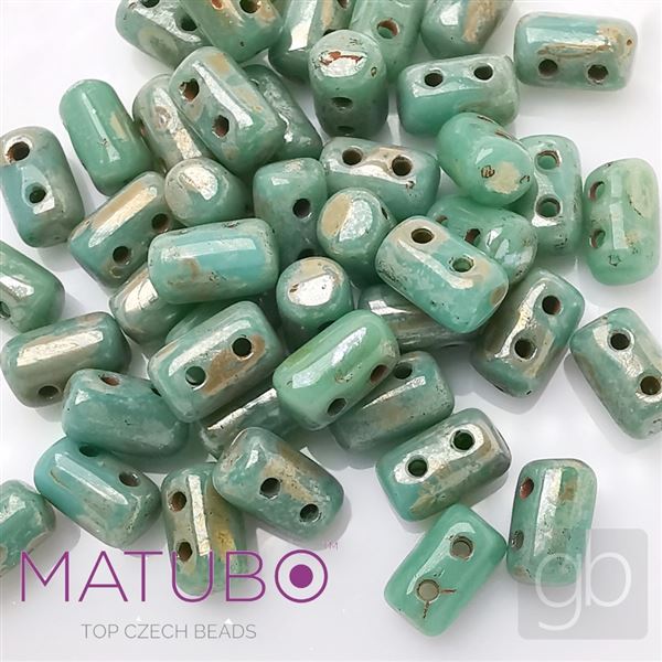 RULLA MATUBO Turquoise Travertine 63130-43400 5 g (approx. 40 pcs)