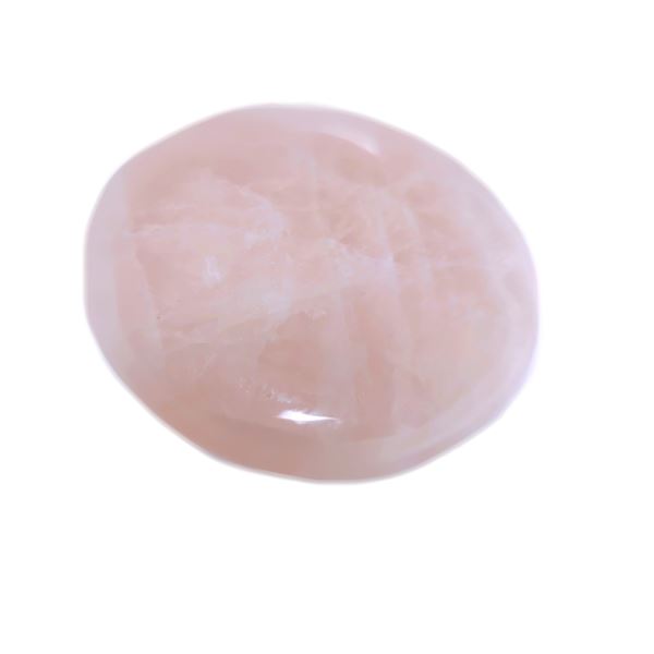 Rose Quartz Flat Stone 32 x 32 x 3 mm