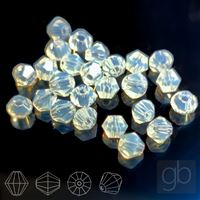 Bicone beads 3 mm 25 ks Clear SL_F3_105