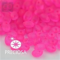 Preciosa SOLO 2,5 x 5 mm Pink NEON Frosted 00030-38777 10 g