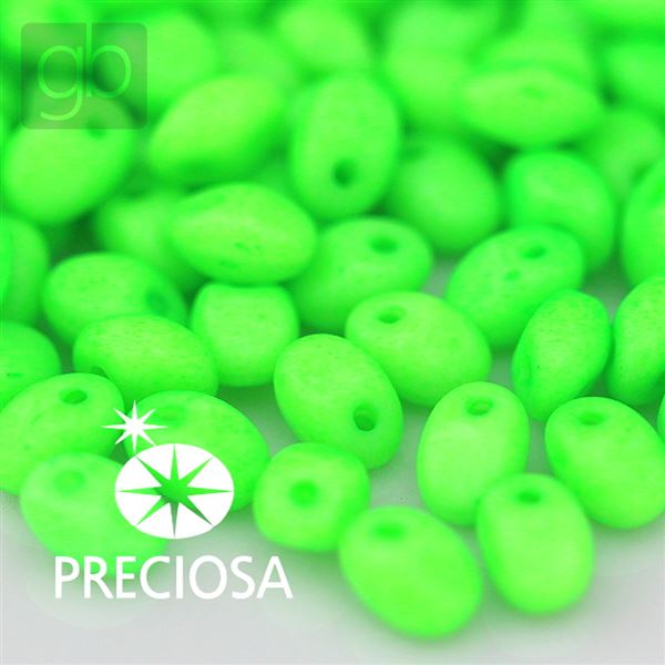 Preciosa SOLO 2,5 x 5 mm Green NEON 03000-36756 10 g