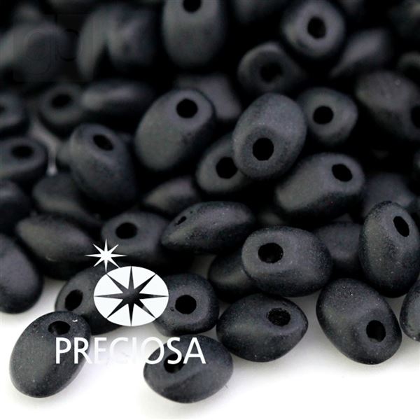 Preciosa SOLO 2,5 x 5 mm Black MATT 23980-84110 10 g