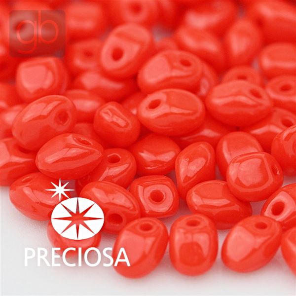 Preciosa SOLO 2,5 x 5 mm Orange NEON beads 93180 10 g