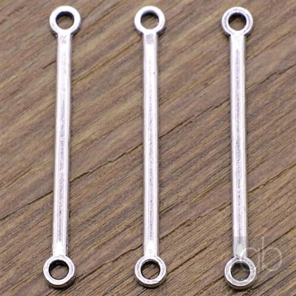 Connecting part rod 40 mm 1 pc Silver