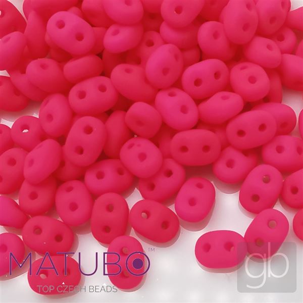 SUPERDUO MATUBO 02010-25123 Pink NEON 10 g (approx.125 pcs.)