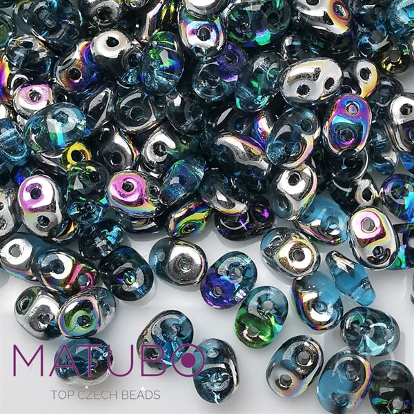 SUPERDUO MATUBO 60020-28101 Turquoise 10 g (approx. 125 pcs)