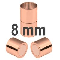 Magnetic Clasps Rosegold 8 mm