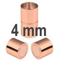 Magnetic Clasps Rosegold 4 mm